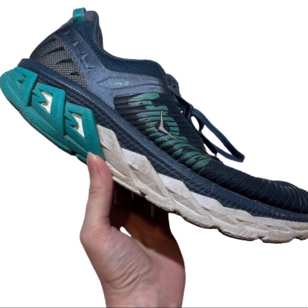 Hoka One One Arahi 2 1019276 PVIN Blue Running Shoes Size 9.5.